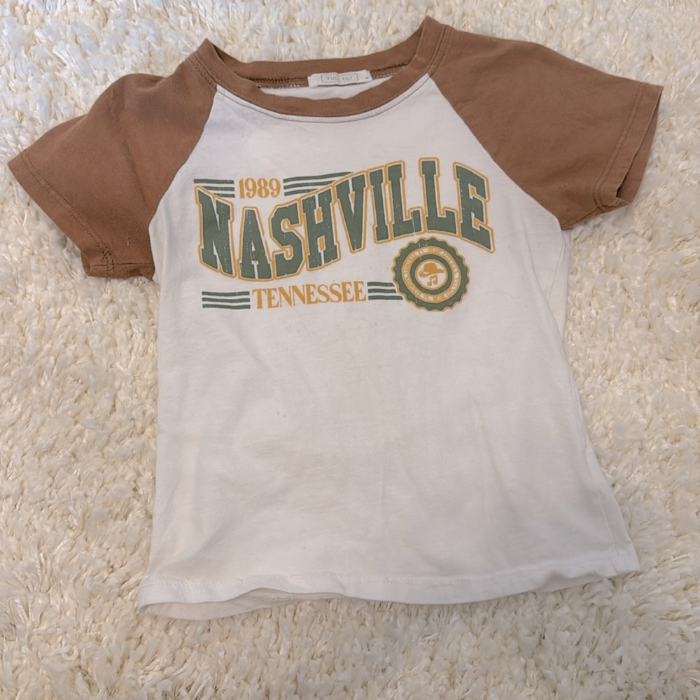 Multi color girls tee